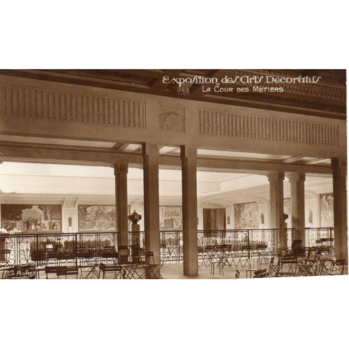Carte Postale Ancienne  - Exposition Des Arts Decoratifs -  La Cour Des Métiers