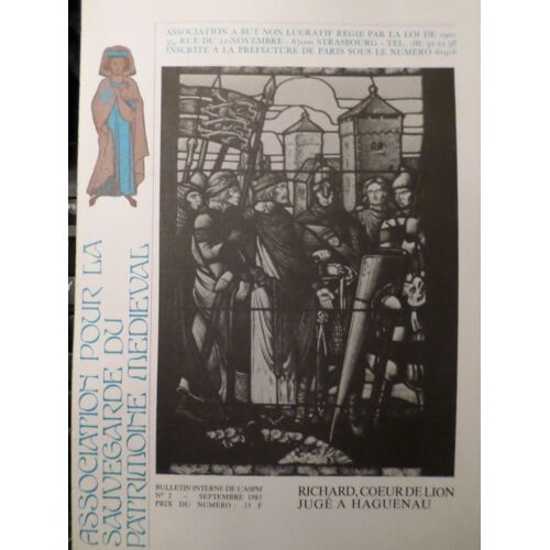 Revue Aspm 2 - Richard Coeur De Lion Juge A Haguenau