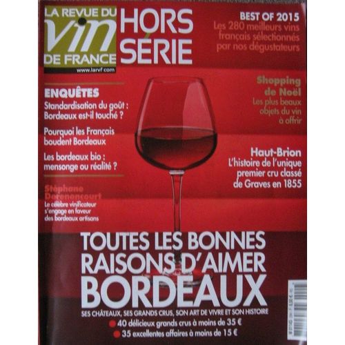 La Rvf : Rrevue Du Vin De France -  Hors Série 29 - Bordeaux