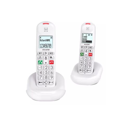 Alcatel - Duo.dect.100mem.ml.bloc appels xl685duoblanc