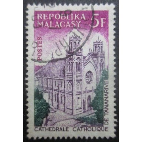 Madagascar N°432 Cathédrale Oblitéré