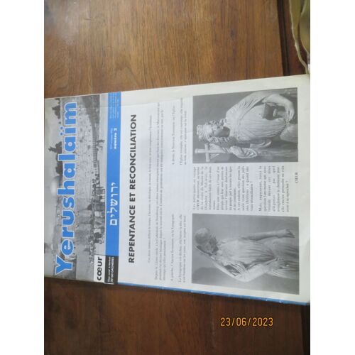Yerushalaim Repentance Et Réconciliation N°3 3 Eme Trimestre 1994