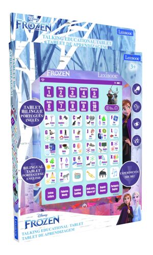 Tablette Éducative bilingue La Reine des Neiges en portuguais et en anglais