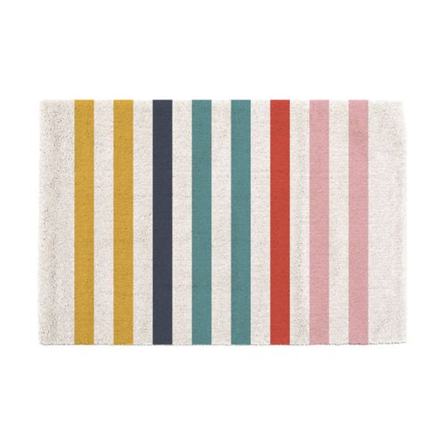 Tapis de bain déco enfant à rayures