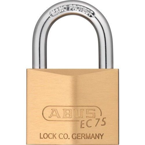 Cadenas à clé - laiton massif - 50 mm - 75/50 - 2 clés ABUS