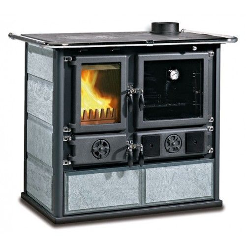 Cuisinière à bois - Pierre naturelle grise - Rosa petra - 8,4 Kw LA NORDICA EXTRAFLAME