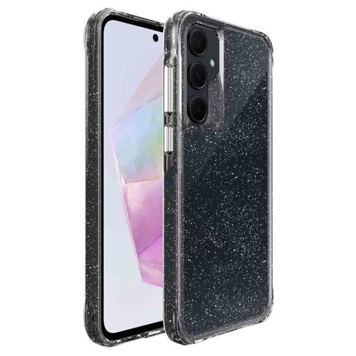 Imoshion Coque Pailletée Samsung Galaxy A35 Argent