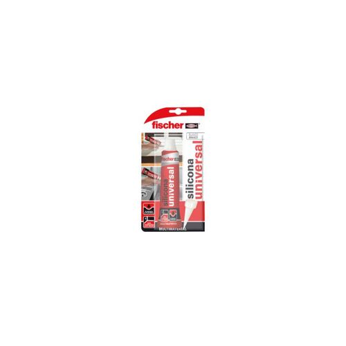 Silicone universel Blister FISCHER - 50 ml - blanc - 96111