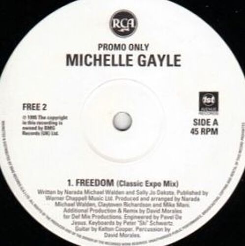 A Freedom (Classic Expo Mix) / B1 Freedom (Expo Dub) / B2 Freedom (Def Reprise)