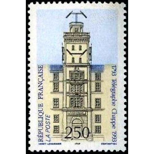 1 Timbre France 1993 Neuf- 1793 Télégraphe Chappe - Yt 2815