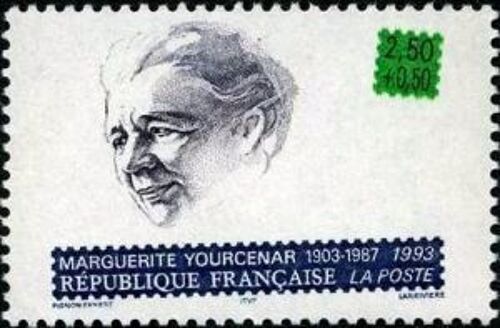 1 Timbre France 1993 Neuf- Marguerite Yourcenar (1903-1987 - Yt 2804