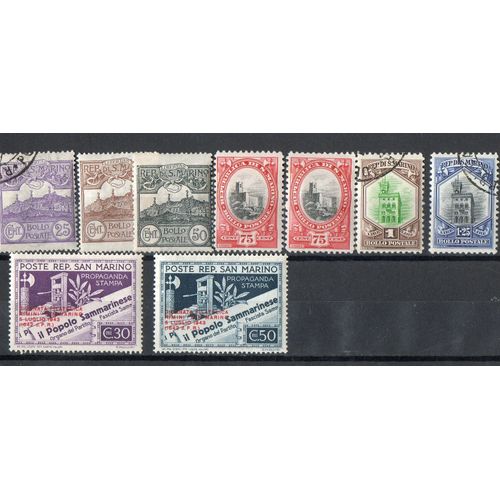 Saint Marin Timbres Divers