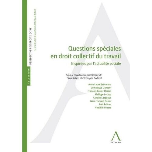 Questions Spéciales En Droit Collectif Du Travail - Inspirées Par L?Actualité Sociale