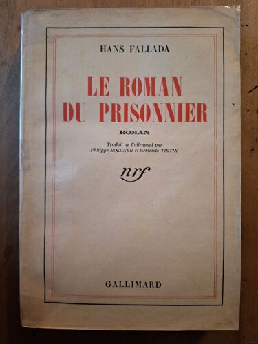 Le Roman De Prisonnier