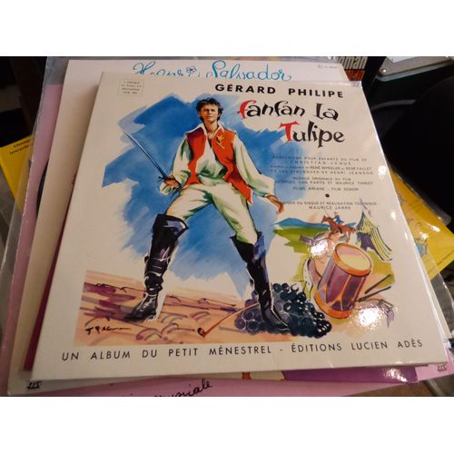 Fanfan La Tulipe - Gérard Philipe -  Petit Ménestrel - Éditions Lucien Adès Alb 301  
