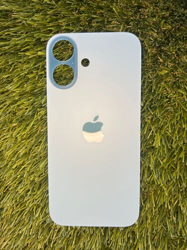 Vitre Arrière Iphone 16 Bleu Big Hole