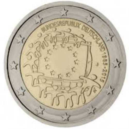 2 Euros Allemagne 2015 Drapeau Atelier J