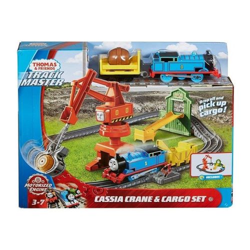 Trenino Thomas Trackmaster Playset Chantier De Construction Voie De La Grue Ghk83