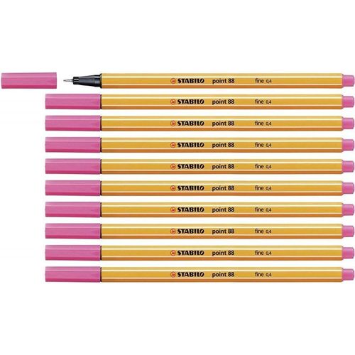 Stabilo 88/17 - Stylo Fineliner Point 88 - Violet Chiné - Paquet De 10 Pcs