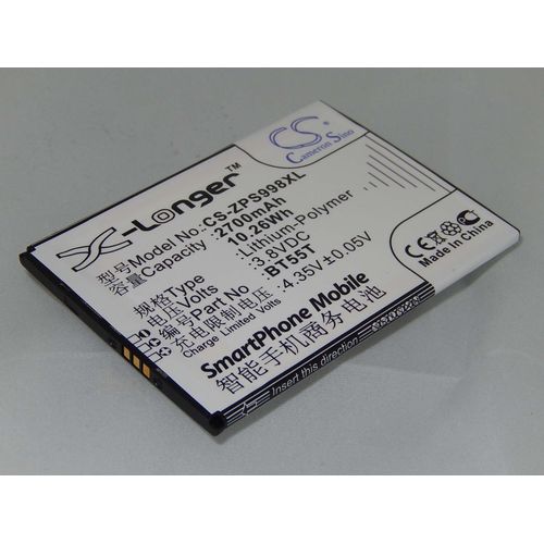 Vhbw Batterie Compatible Avec Zopo 3x, Zp998, Zp999, 9530 Smartphone (2700mah, 3,8v, Li-Ion)