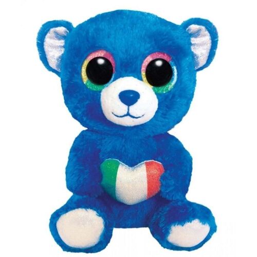 Peluche Ty Beanie Boos Romeo Italia Ours 15 Cm