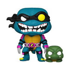 Les Tortues Ninja - Figurine Pop & Buddy! Slash & Pre-Mutated, Turtle Slash 9 Cm