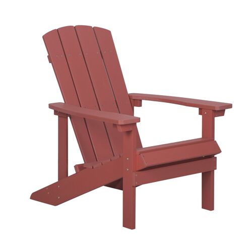 Chaise De Jardin Bois D'ingénierie Rouge Adirondack