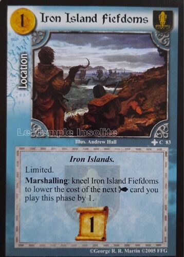 Carte A Game Of Thrones Ccg - Iron Island Fiefdoms C#83