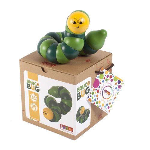 Jeu De Construction Enfant Bruco La Chenille Boite De 20 Pièces