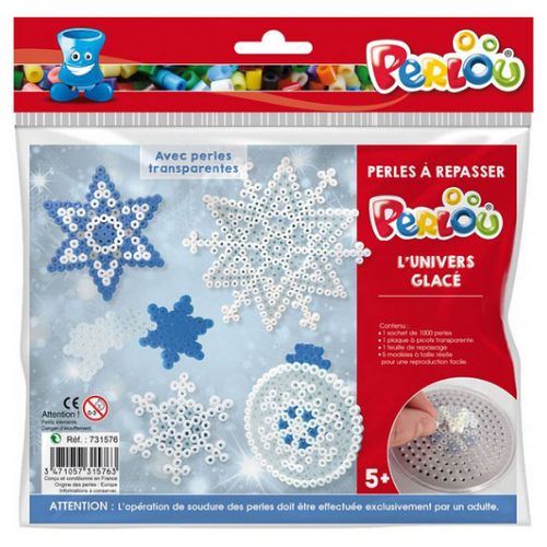 Kit Creatif Perles A Repasser Perlou Neige