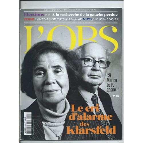 Le Nouvel Observateur 26/03/2015 Le Cri D'alarme Des Klarsfeld, Björk, Christophe Chassol,  Alain Chamfort