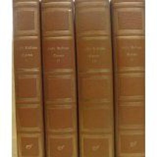 Lot Des 4 Tomes De L'oeuvre Complete D'andre Malraux. Livres De Collection 