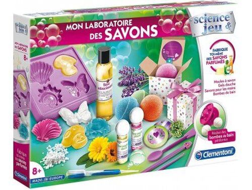 Mon premier Coffret : Mon Laboratoire de Savons Parfumées des 8 ans - Science et Jeu - Fabrication Savons - Science et Jeu Enfant