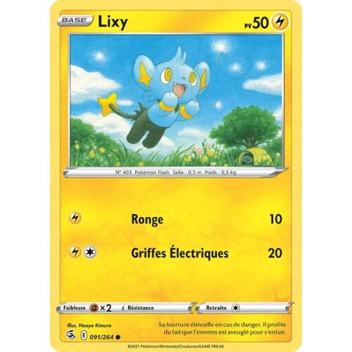 Carte Pokemon - Lixy - 091/264 - Épée Et Bouclier 8 - Poing De Fusion - V.F
