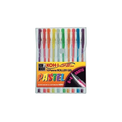 Koh-I-Gel - Nagp10p - Boîte De 10 Stylos Gel Pastel