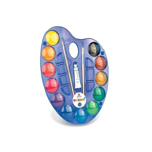 Morocolor Palette Aquarelles Primo Jumbo En Tablette 44mm 12 Couleurs