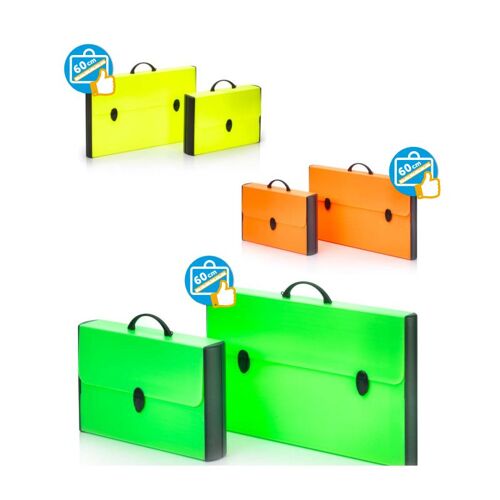 Balma R Hardox Fluo En Pp 28x43x8,5 Couleurs Assorties Pf14254 / Rfluo
