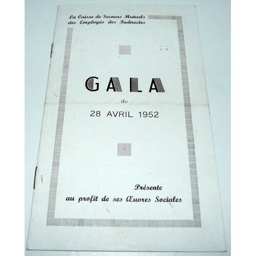 71 Le Creusot Gala Du 28 Avril 1952 Programme Avec Autographes;Armand Mestral,André Verchuren,Jacqueline Villaret,Pierre Nival 