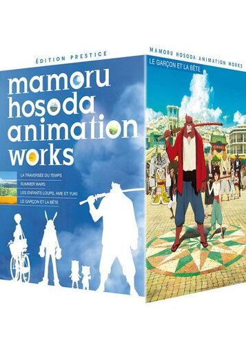 Mamoru Hosoda Animation Works : La Traversée Du Temps + Summer Wars + Les Enfants Loups Ame Et Yuki + Le Garçon Et La Bête (Coupon De Pré-Réservation) - Édition Prestige