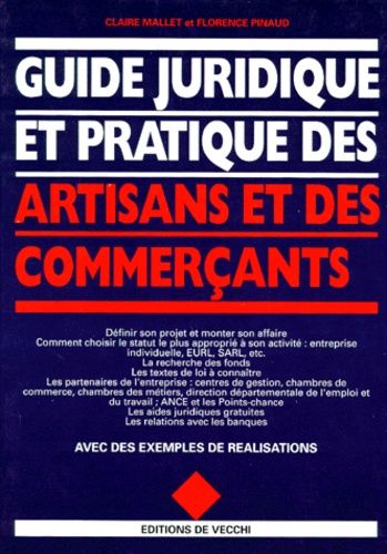 Guide Juridique Et Pratique Des Artisans Et Des Commerçants