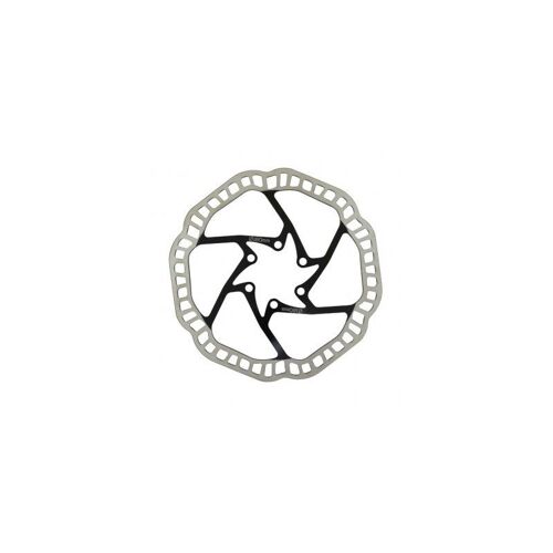 Disque De Frein Vtt 6 Trous Newton Brake 180mm Argent Centre Noir