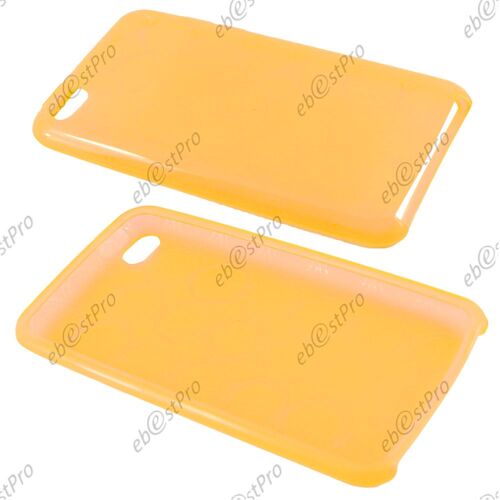 Ebeststar ® Etui Housse Coque Cercles Protection En Silicone Gel Pour Apple Ipod Touch 4g, Couleur Orange + 1 Film Protection D'écran + Lingette