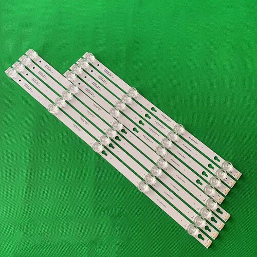 Rétro-éclairage LED tv pour Toshiba, pour modèles 49U67EBC, pour epson 49UC6406, 49A660U, 9 diodes, 49D2900A/B/B0 Nipseyteko