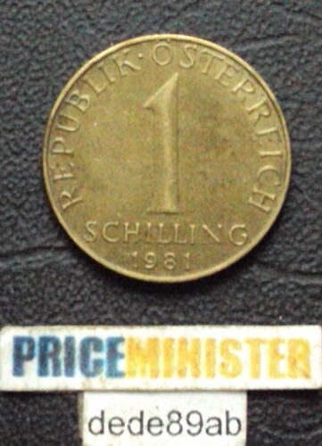 Autriche..  1 Schilling 1981 (Ein) . Republik Osterreich .