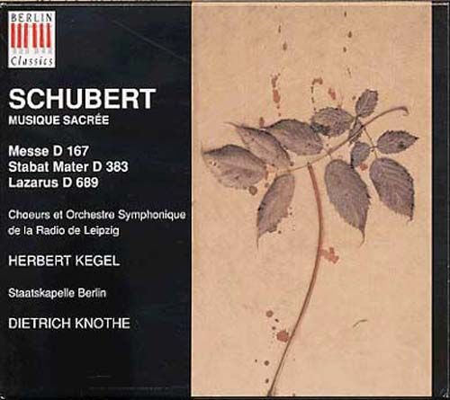 Messe D.167, Stabat Mater, Lazarus - Soli