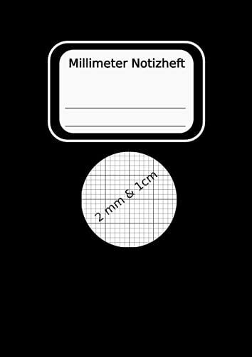 Millimeter Notizheft In Din A4 | Gitterlinien 2 Mm Dick Und 10 Mm Dick: Für Technische Zeichnungen | 109 Seiten | Hellgraue Linien | Größe A4