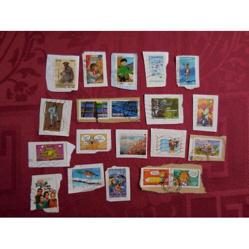 Timbres Sur Fragments Français