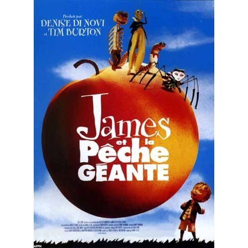James Et La Pêche Géante - Henry Selick - Affiche De Cinéma Pliée 60x40 Cm