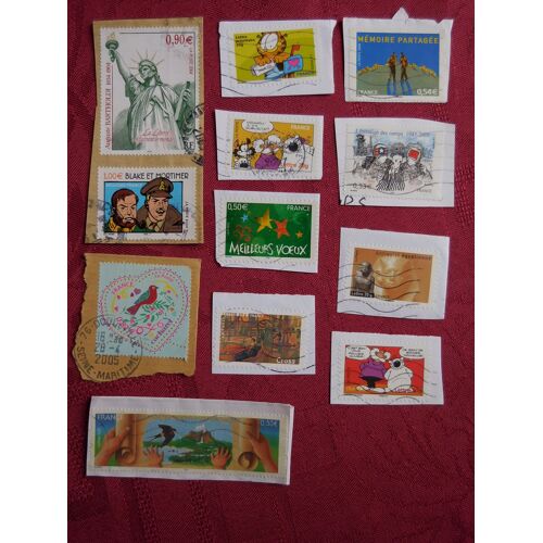 Timbres Sur Fragments Français