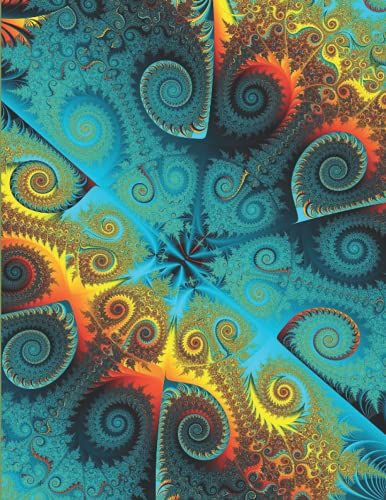 Notebook - 3d Teal Mandala - A Beautiful And Unique Graph Paper Lined Notebook/Journal. Travel Friendly. 200 Pages. 90gsm Paper. A4 Notebook: A4 Squared Paper Notebook. Back To School